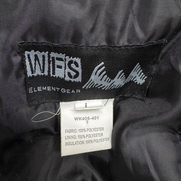 WFS Burly Camo Hunting Jacket Mens L Microsuede Polyester Hooded Full Zip Snap - Picture 10 of 11